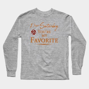 Game Night (spicy orange) Long Sleeve T-Shirt